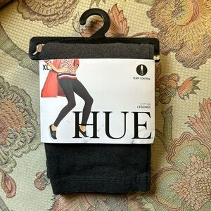 HUE cotton leggings footless XL